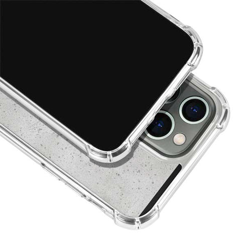 Light Grey Concrete iPhone 15 Pro Clear Case